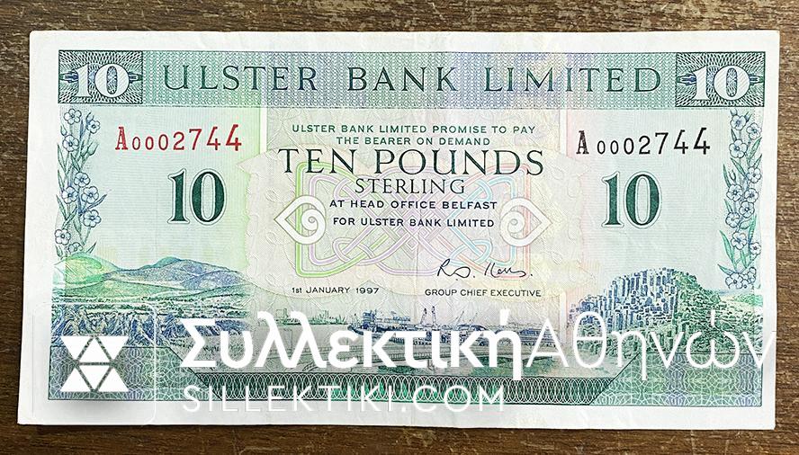 NORTHEN IRELAND 10 Pounds 1997 XF